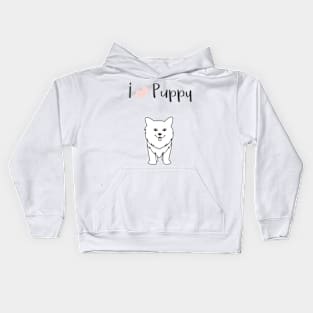 I love puppy Kids Hoodie